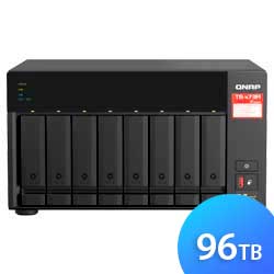 TS-873A 96TB Qnap - Storage NAS 8 baias SATA/SSD