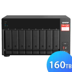 TS-873A 160TB Qnap - Storage NAS 8 baias SATA/SSD