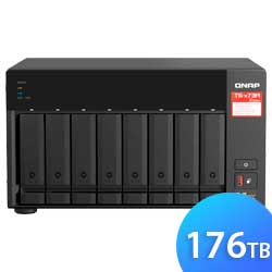 TS-873A 176TB Qnap - Storage NAS 8 baias SATA/SSD