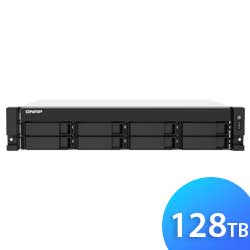 TS-873AU 128TB Qnap - Storage NAS 8 baias p/ HDD SSD SATA