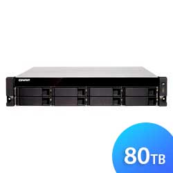 TS-883XU 80TB Qnap - Storage NAS 10GbE SATA