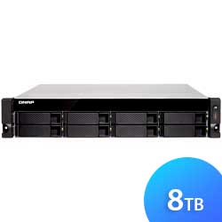 TS-883XU-RP 8TB Qnap - Storage NAS 8 baias SATA/SSD