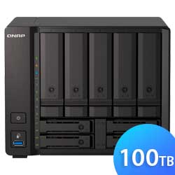 TS-h973AX 100TB Qnap - Hybrid Flash Storage p/ hard disks ou memórias SSD SATA