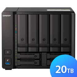 TS-h973AX 20TB Qnap - Hybrid Flash Storage p/ hard disks ou memórias SSD SATA