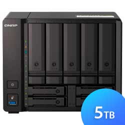 TS-h973AX 5TB Qnap - Hybrid Flash Storage p/ hard disks ou memórias SSD SATA