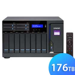 TVS-1282 176TB Qnap - Storage NAS 8 baias SSD/SATA