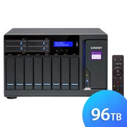 TVS-1282 98TB Qnap - Storage NAS 8 baias SSD/SATA Externo
