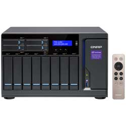 TVS-1282 Qnap - Tiered Storage NAS 8 baias até 96TB SATA