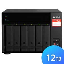 Qnap TVS-675 12TB - Storage NAS 6 Baias SATA/NVMe