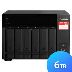 Qnap TVS-675 6TB - Storage NAS 6 Baias SATA/NVMe