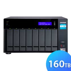 TVS-872X 160TB Qnap - Hybrid Flash Array 8 baias para HDD ou SSD SATA