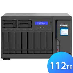 TVS-h1288X 112TB Qnap - Storage NAS SSD SATA Externo ZFS