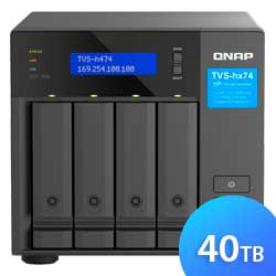 TVS-h474 40TB Qnap - Storage NAS 4 Baias