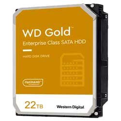 WD221KRYZ WD - HDD Interno 22TB SATA 6Gb/s 7.200 RPM Gold