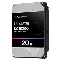 WUH722020CLE6L4 WD - DC HC555 Ultrastar 20TB HD Interno SATA
