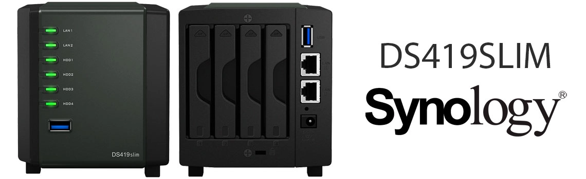  DS419slim 40TB Synology, solução para backup e armazenamento