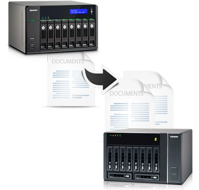 Solução de backup para o storage NAS