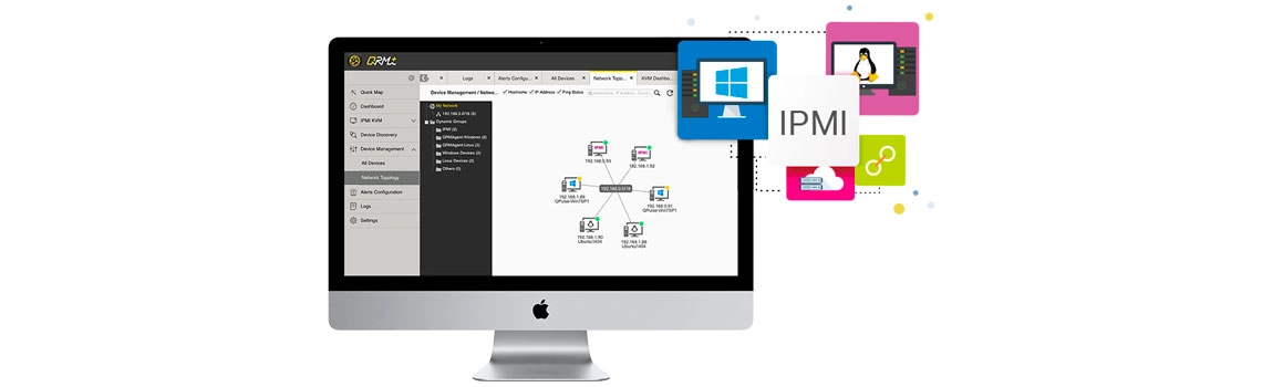 QRM+, solução de gerenciamento centralizado para dispositivos de computação em rede