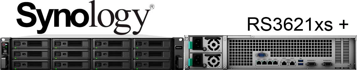  RS3621xs+ 120TB Synology, um NAS de alta performance