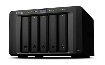 Synology DiskStation DS1515 50TB, desktop NAS versátil