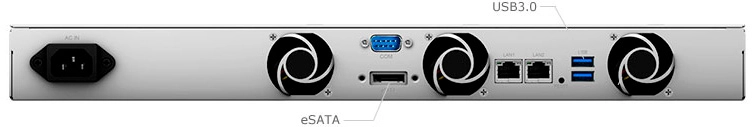  Um NAS Synology com conexão USB 3.0