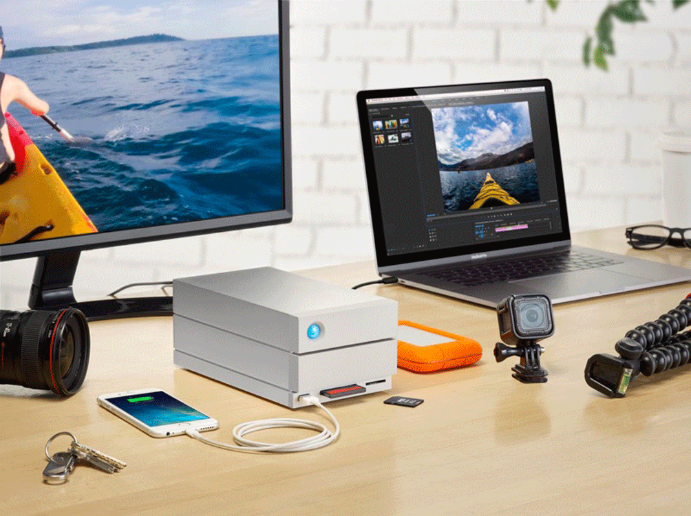 Storage USB e Thunderbolt para PC ou Mac