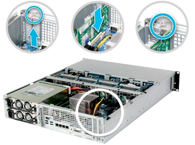 4 LAN 10GbE e discos SATA III 6Gb/s