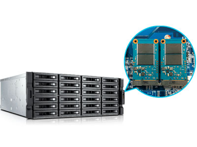 Aceleração de cache SSD no storage