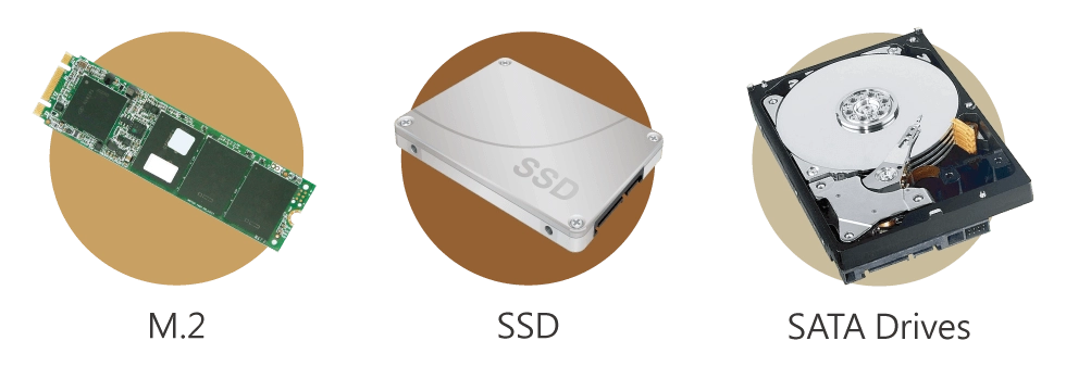 Cache SSD M.2 e SSD com otimização para Qtier 