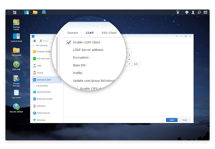 Synology Diskstation Manager, funcionalidades sempre à mão.