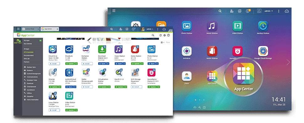 App central, todo tipo de aplicativo para o storage Qnap