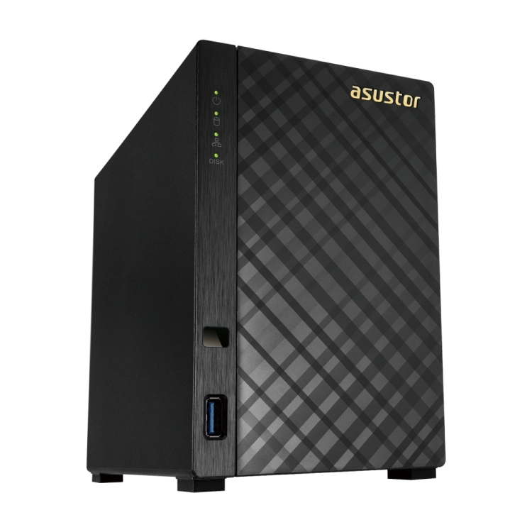 AS1002T v2 Asustor - Storage NAS 24TB de 2 baias para uso doméstico e empresarial