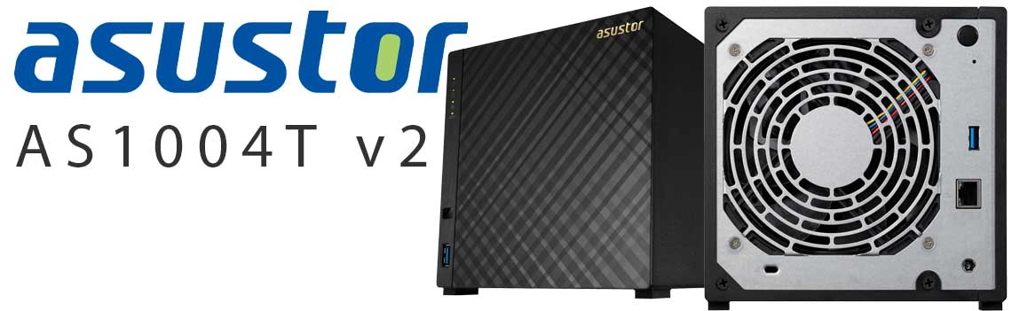 Asustor AS1004T v2, solução de armazenamento e backup