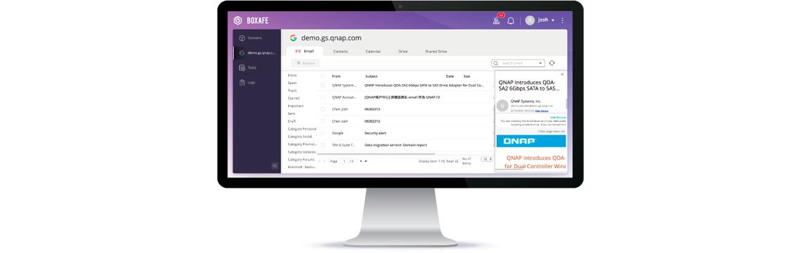 Backup do Google G Suite e do Microsoft 365