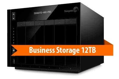 Business Storage Seagate 12TB, espaço de sobra