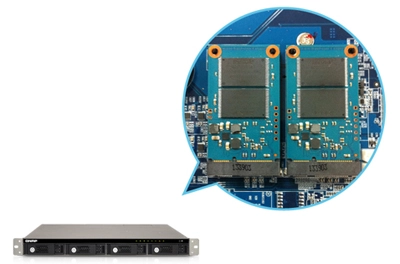 Cache interno opcional para aceleração de I/O