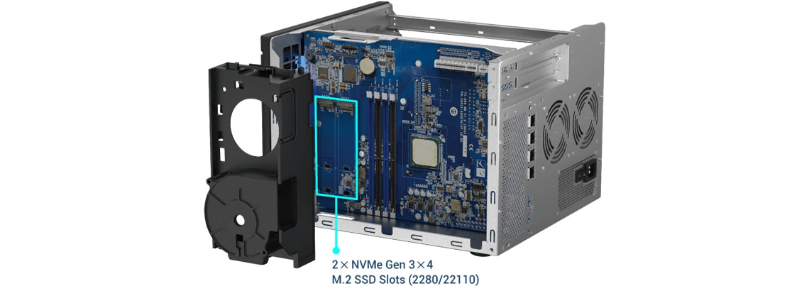 Uma unidade de armazenamento SSD M.2 NVMe