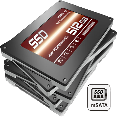 Storage SSD com aceleração mSATA