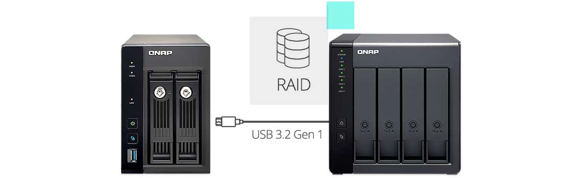 Cenário 1: Mais capacidade para seu NAS Qnap