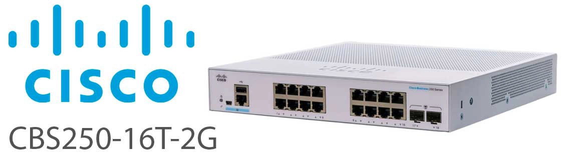 Cisco Business Switch CBS250-16T-2G