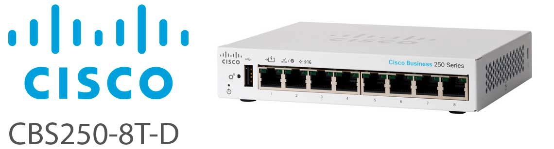 Cisco Business Switch CBS250-8T-D