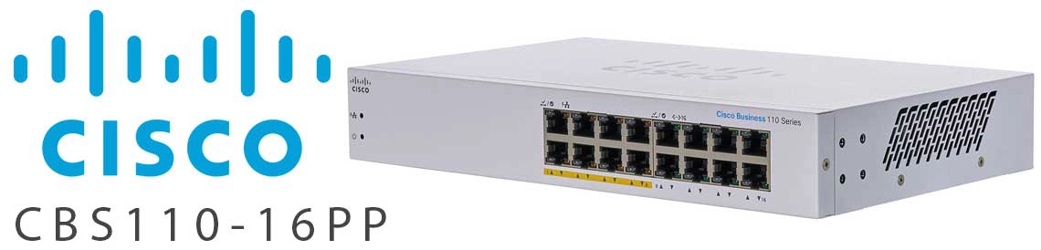 Cisco CBS110-16PP, um switch 16 portas fácil de operar
