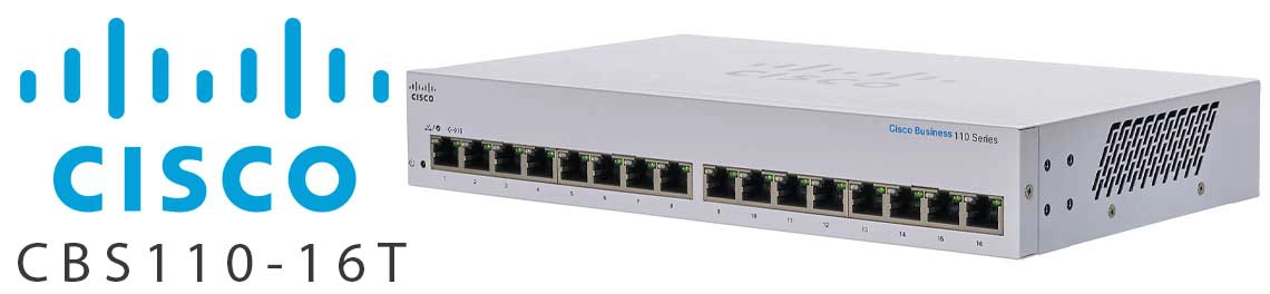 Cisco CBS110-16T, um switch 16 portas fácil de operar