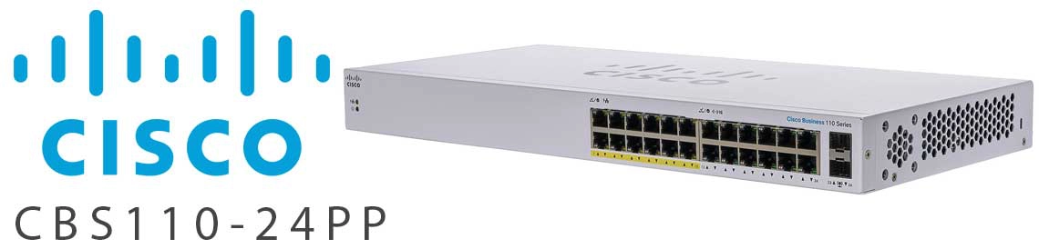 Cisco CBS110-24PP, um switch 24 portas fácil de operar