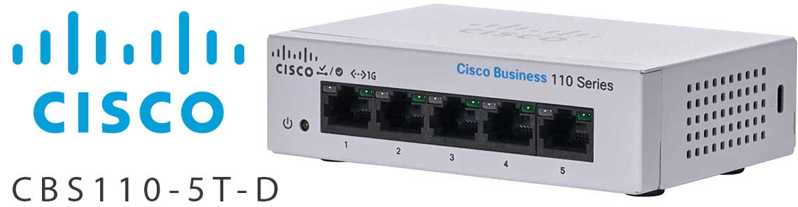 Cisco CBS110-5T-D, um switch 5 portas fácil de operar