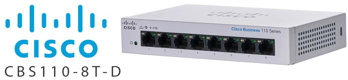 Cisco CBS110-8T-D, um switch 8 portas fácil de operar