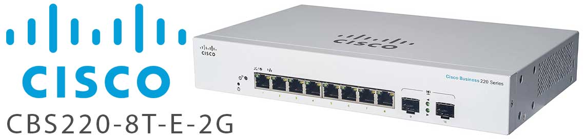 Cisco CBS220-8T-E-2G, um switch 16 portas fácil de operar