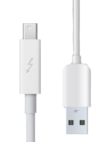 USB storage com conexão Thunderbolt 2