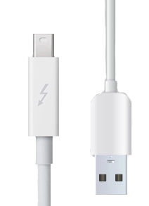 USB storage com conexão Thunderbolt 2