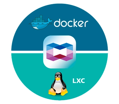 Container Station – Containers LXC e Docker incluídos